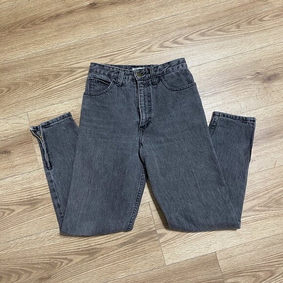 Vintage 80's Guess Jeans Faded Black Size 28 - Picture 3 of 11